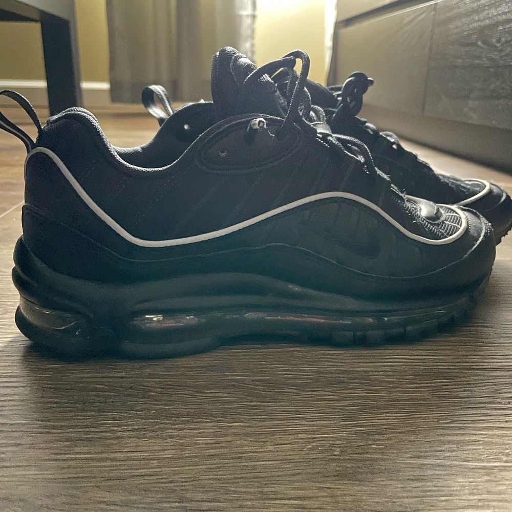Womens Air Max 97’ All Black Reflective